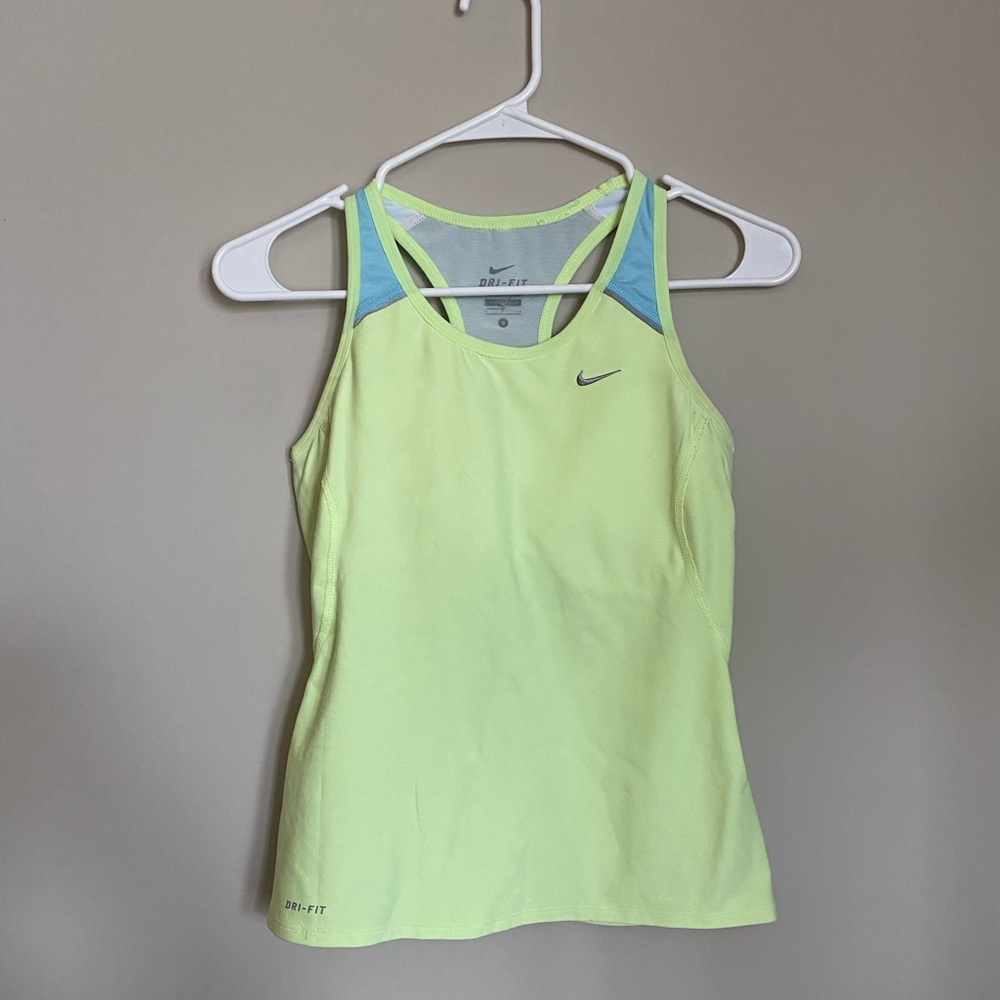 Nike Women's Yellow Tank Top
